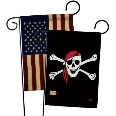 Double Sided 18.5'' H x 13'' W Polyester Garden Flag