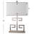 Ensemble de lampes de table 25 po Keya-482391898
