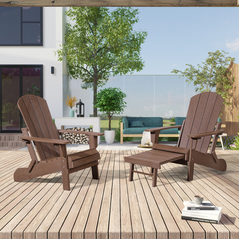 Chaise Adirondack, Brun foncé