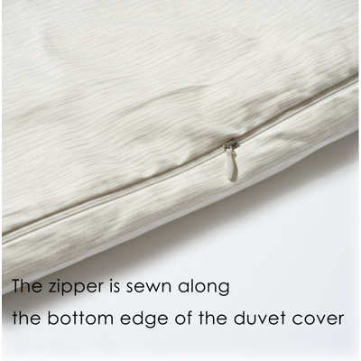 Aiking Striped 100% Cotton 3 Piece Duvet Cover Set, Queen