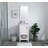 Scottsbluff 18'' Single Bathroom Vanity with Engineered Marble Top-1227793083