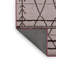 Tapis brun à motif géométrique Bayfield-815054295