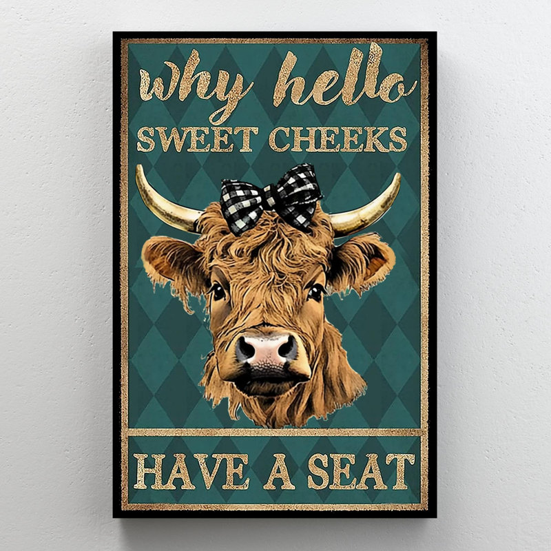 Impression sur toile tendue Highland, H 20 po x l 16 po x P 1,25 po