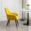 Fauteuil d'appoint contemporain en velours