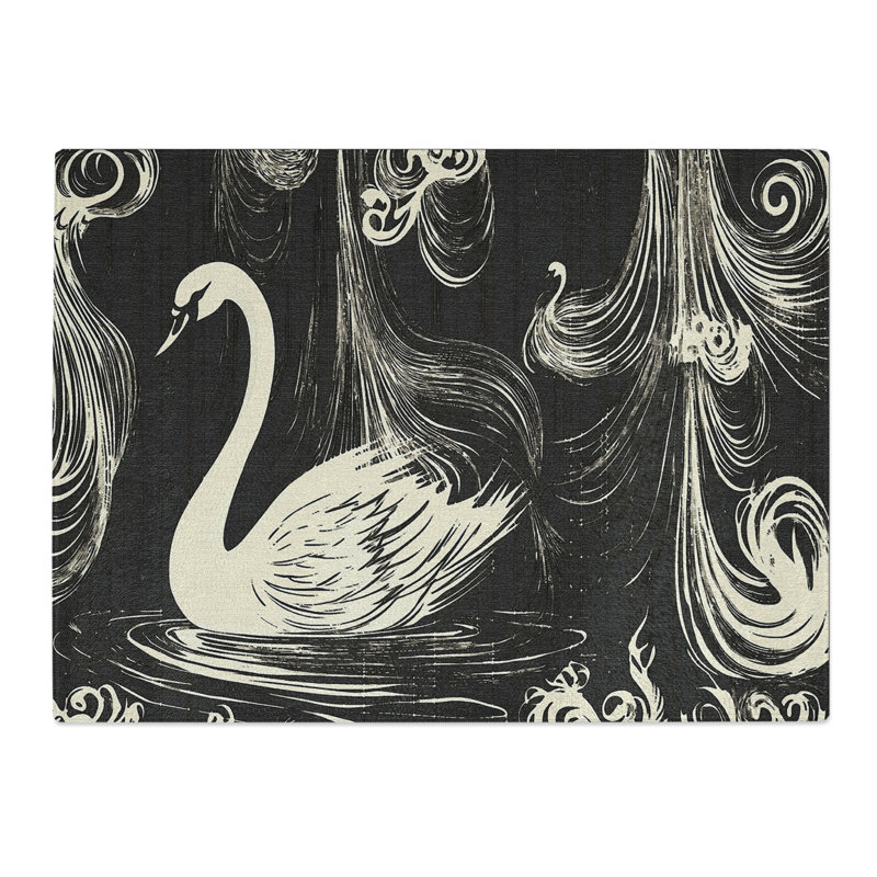 Swan Vol.3  Glass Chopping Board