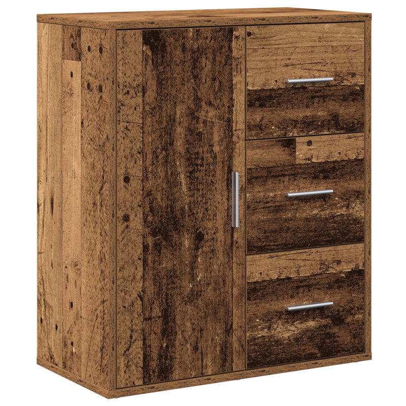Sideboard 60 X 31 X 70 Cm Engineered Wood, Old Wood