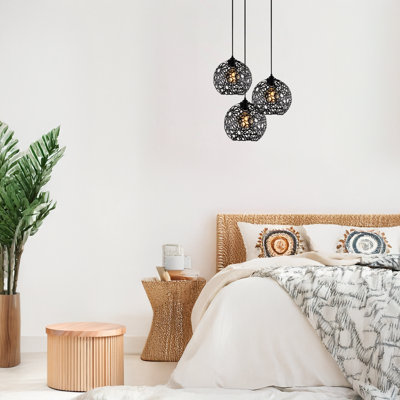  Jovia 3-light cluster pendant light