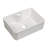 16"X12" White Ceramic Rectangular Vessel Bathroom Sink