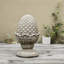 Statue de jardin artichaut blanchi