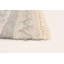 Tapis géométrique gris / beige en laine tissé à plat à la main Edwin