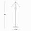 Lampe sur pied en métal et bronze