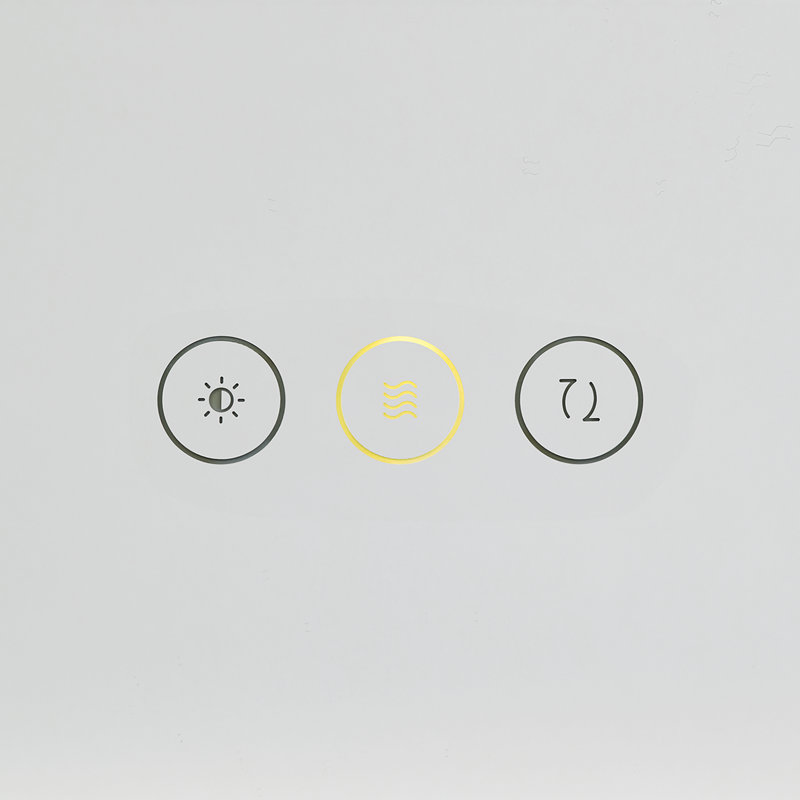 Jahon Rectangle Frameless Anti-Fog Wall Mirror, 36" x 48"