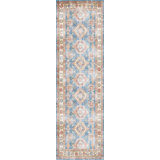 Wolak Machine Woven / Power Loomed Performance Brown/Beige/Blue Rug