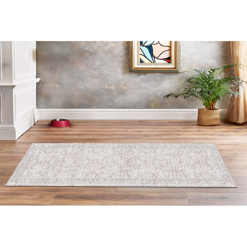 BLISS 2X7.5 17587-890 BEIGE/GREY, Runner 2' x 7'5"
