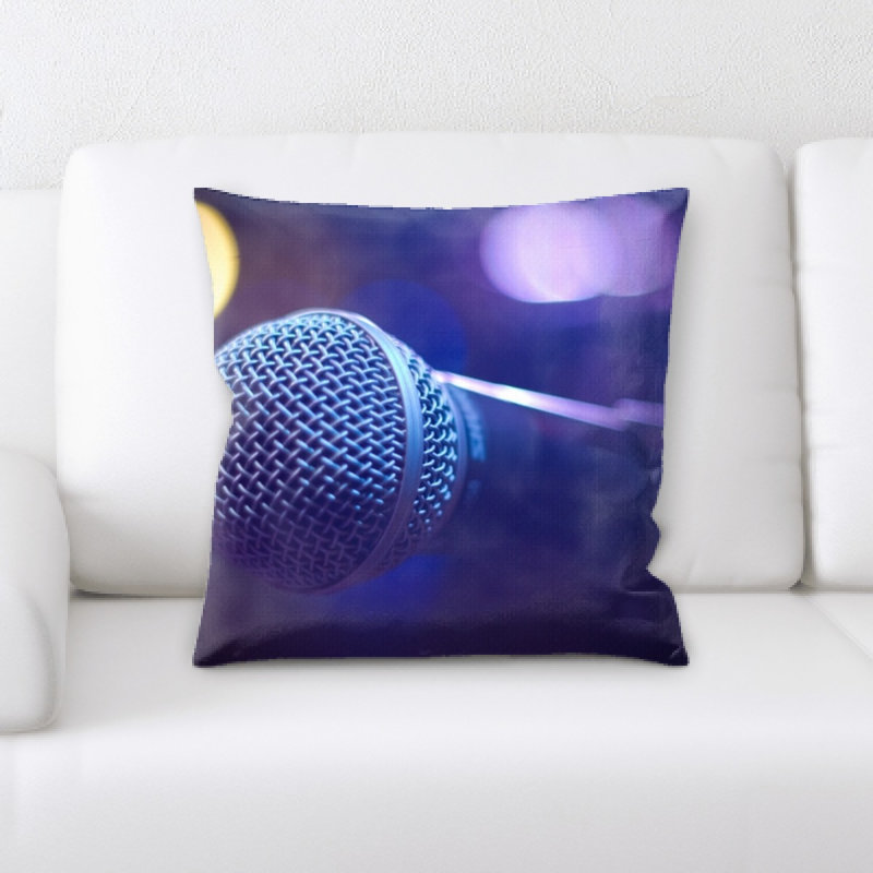 Microsuede Reversible Throw Pillow