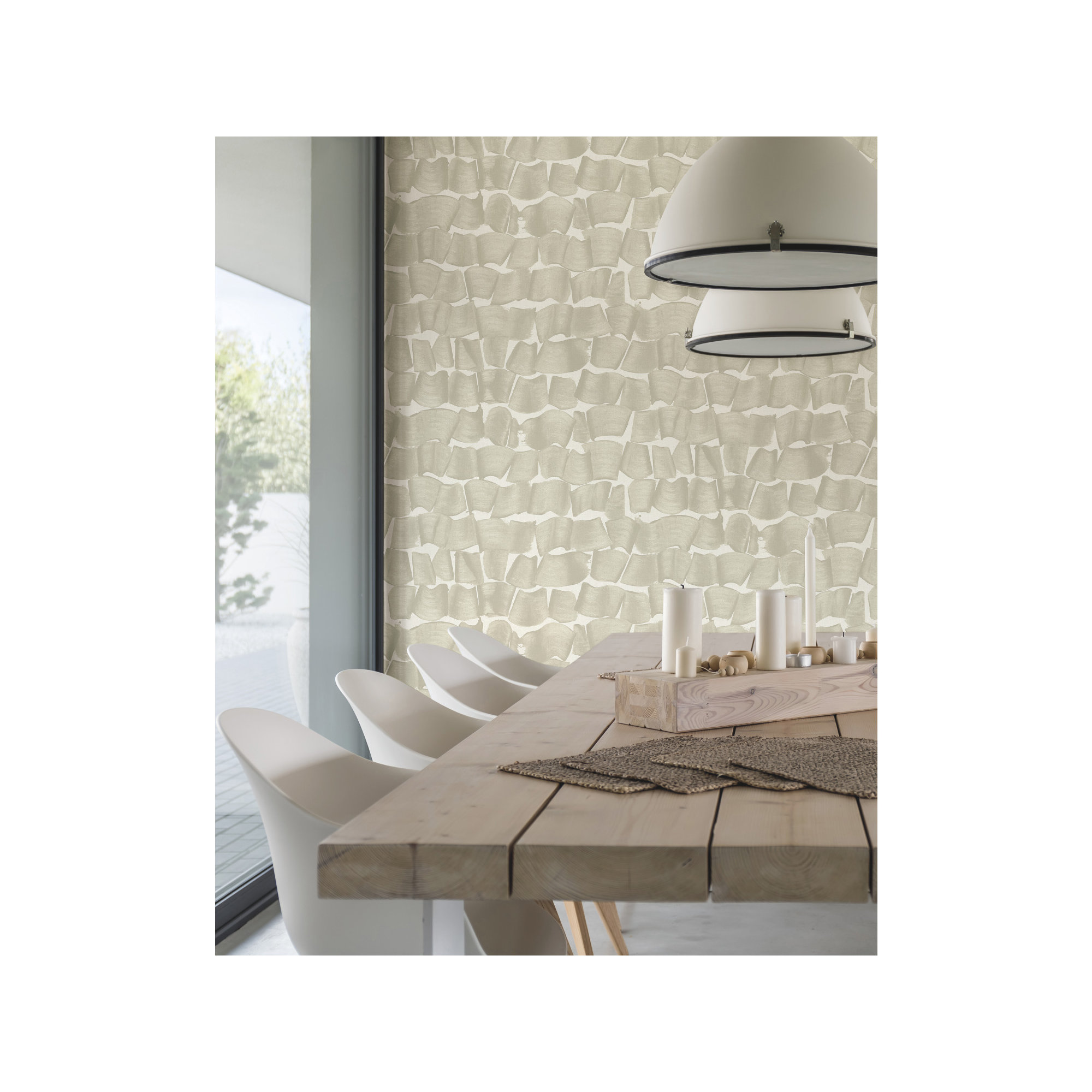 Ama Abstract Roll, Taupe