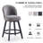 Swivel Upholstered 26.4'' Counter Bar Stools-101096515-101096513