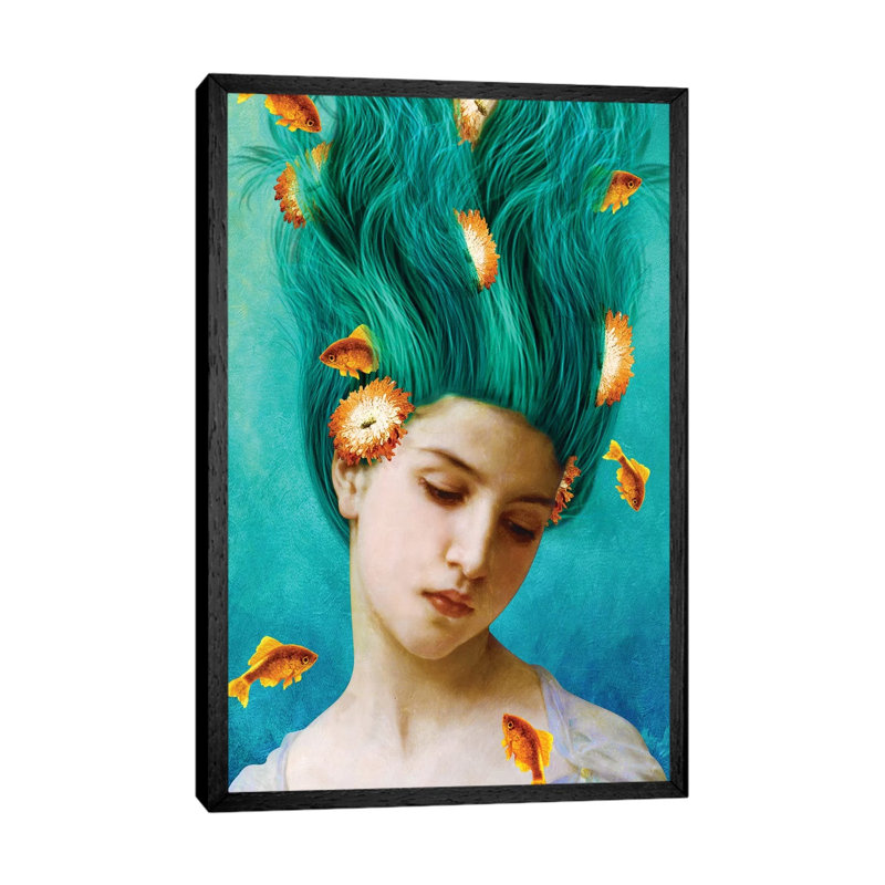 Sweet Allure by Diogo Verissimo - Floater Frame Print on Canvas, 66.04 cm H x 45.72 cm W, Black Framed