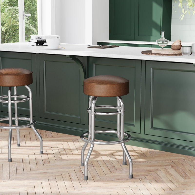 Tabouret de bar Piya, 1, Noyer brun