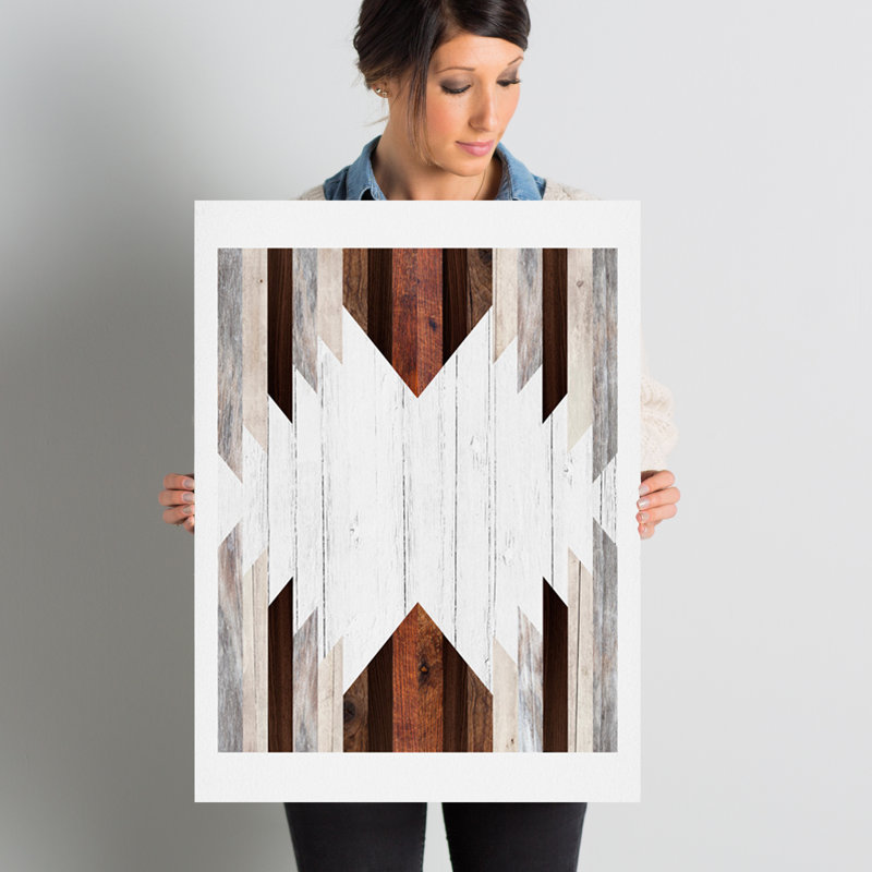«Geo Wood 2» par Iveta Abolina - impression sur papier, H 24 po x l 18 po x P 0,13 po