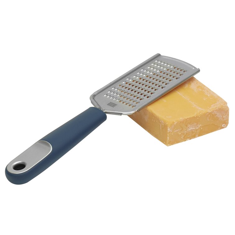 Cheese Grater With Container - Stainless Steel Cheese Grater With Wood  Handle Shredder Zester Grater Box Kitchen Handheld Cheese Spoon Grater