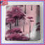 Couvre-lit matelassé Pink Forest Landscape-126078648