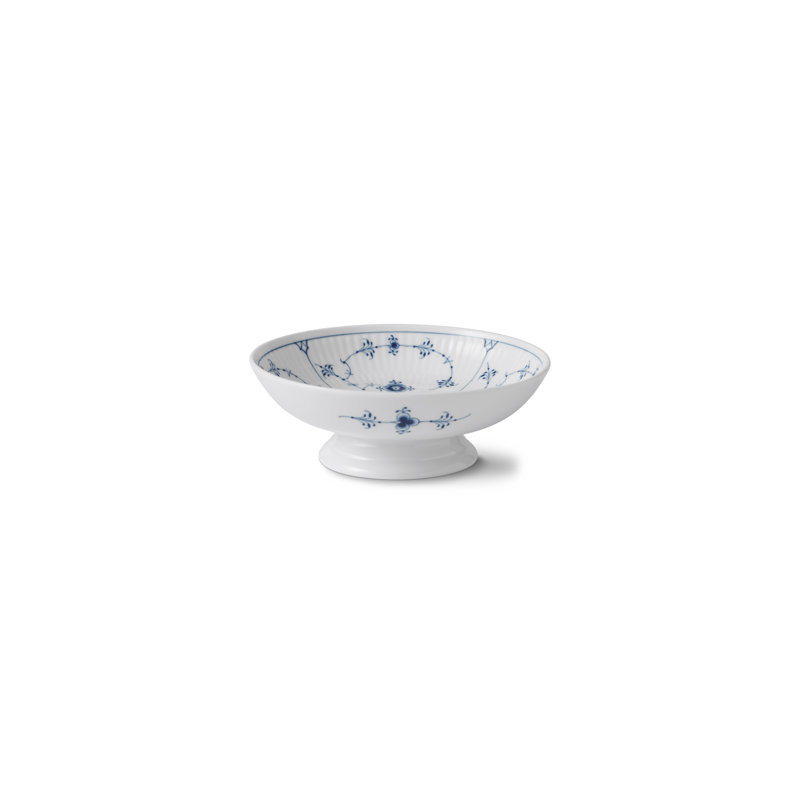 Blue Fluted Plain Bowl 2.36"