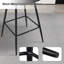Adelmina Upholstered Counter Stool with Metal Frame-585056632