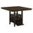 Finley Square Counter Height Table With Storage Pedestal