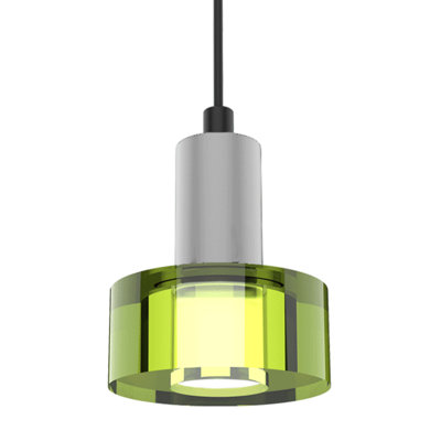 1 - Light Single Drum LED Pendant