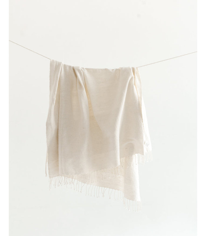 Riviera Cotton Bath Towel, Beige