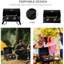 Barbecue au propane à 2 brûleurs, extérieur portatif. Pieds pliables, couvercle à fumée, thermomètre. Noir, convient au camping, au pique-nique, au barbecue dans la cour arrière et polyvalent. Convient