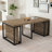 Extendable Dining Table with sturdy metal legs-117584050