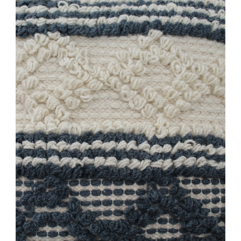 Housse de coussin en laine 20 po x 20 po Designer Loop