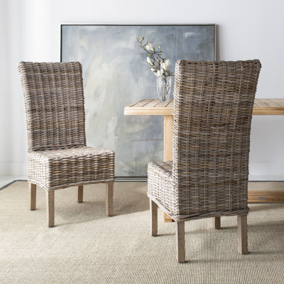 Chaise d'appoint en osier Parkstone