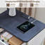 Table de chevet moderne avec station de charge, table de bout de 22 po de largeur avec tiroirs et tablette ouverte-1155944543