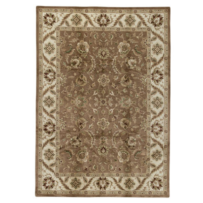 High-Quality Hand-Knotted Biscuit Area Rug