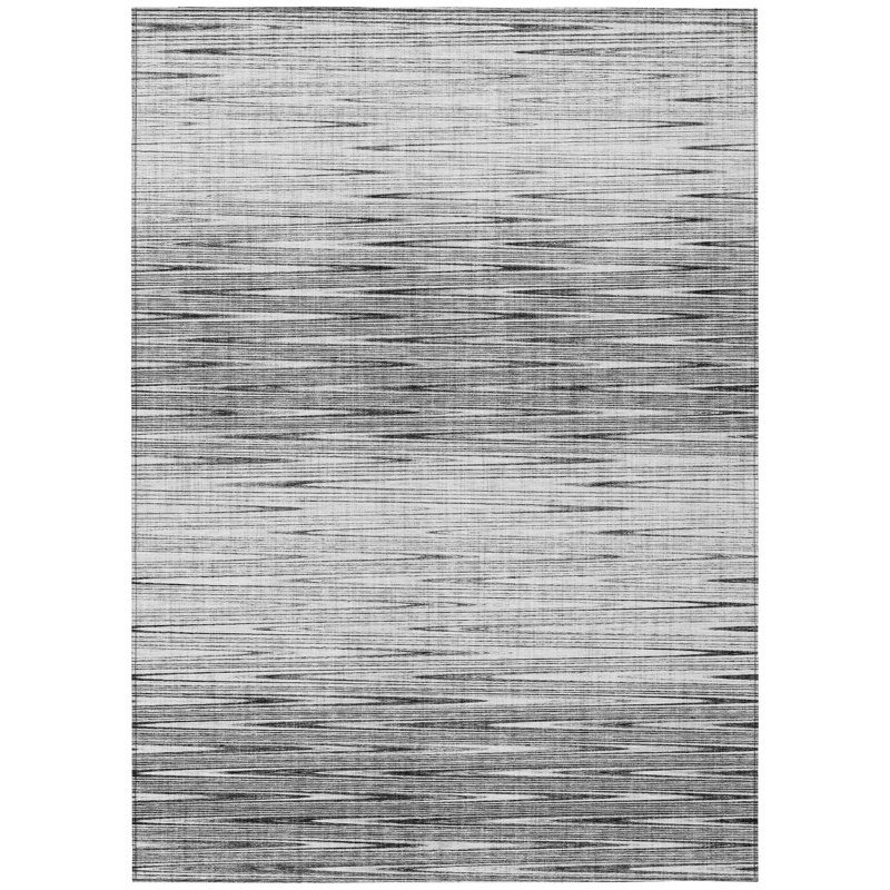 Leis Washable Ombre Indoor / Outdoor Rug, Rectangle 5' x 7'6"