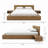 Makoa 3-Piece Low Platform Bedroom Set-1964672711-1947246277