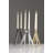 Abbracciaio 9.84'' H Metal Tabletop Candlestick with Candle Included-36072033
