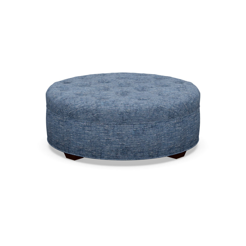 Round Ottoman, 9637-49, Walnut