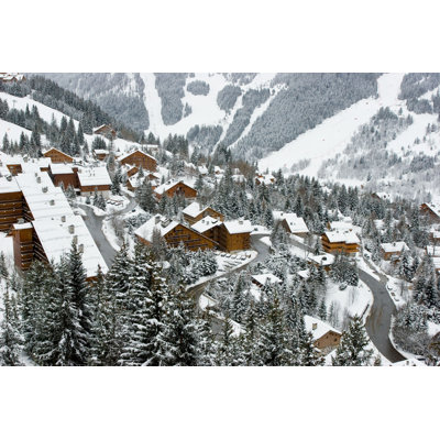 " View Of The Ski Resort " by Naumoid