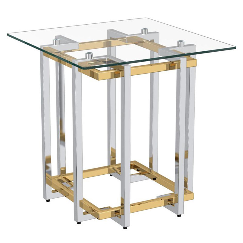Table de bout en verre