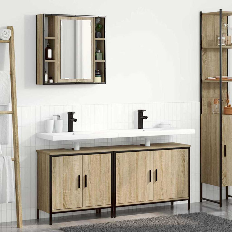 Frame Mounted Bathroom Cabinet