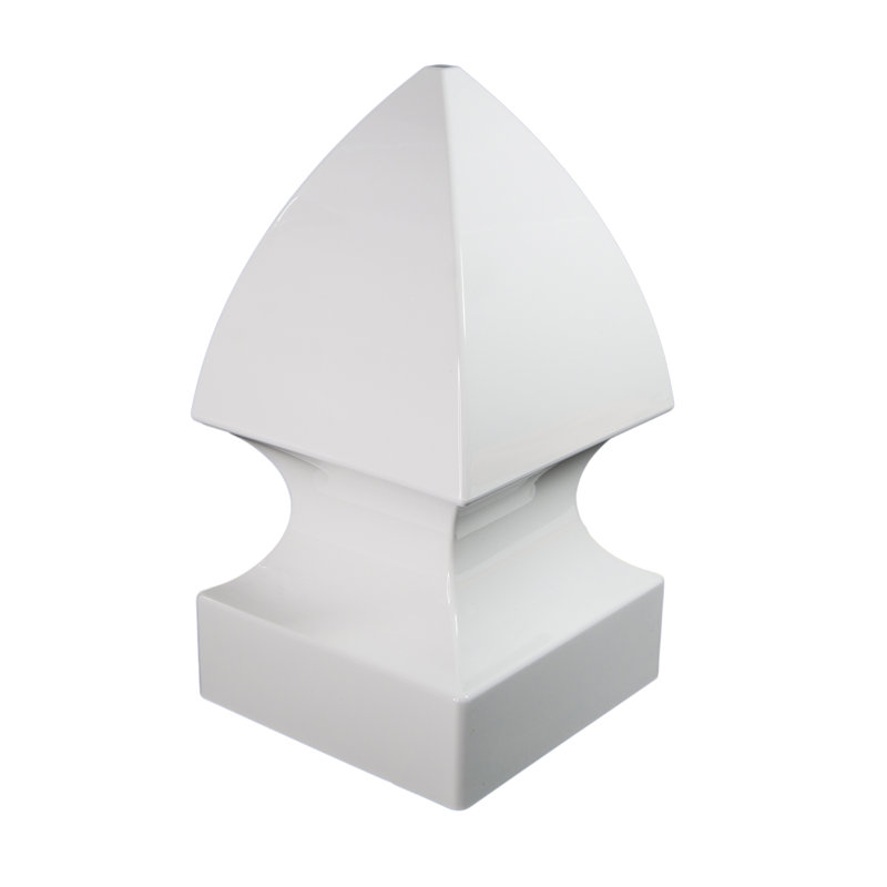 Classy Caps White Vinyl Post Cap for Posts