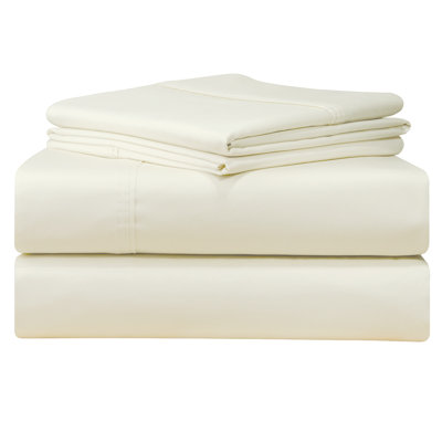 Ensemble de draps 100% coton 500 fils