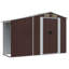 Brason Garden Shed 277x192.5x179 cm Galvanised Steel-1367526794