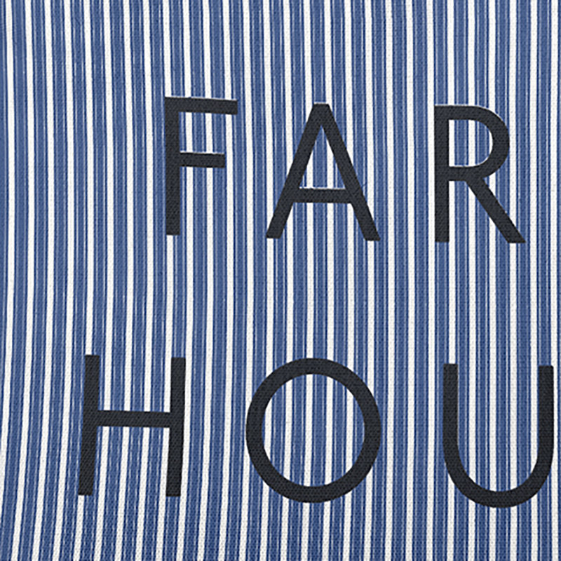  Housse et insert de coussin rectangulaire en polyester pour l'intérieur et l'extérieur, Bleu marine