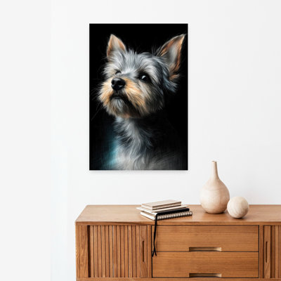 Yorkshire Terrier Dog Contemporary Dog Animal Wall Art