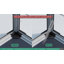 Remise de rangement en résine 8 x 8 pi, remises extérieures imperméables renforcées en acier avec plancher et toit incliné résistant aux intempéries, remise à outils extérieure en plastique pour la cour de la piscine-130770294-130770289